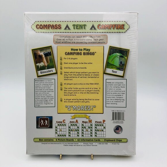 Lucy Hammetts Camping Bingo Game - Picture 2 of 2